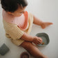 Silicone Baby Bib -Powder Pink Confetti