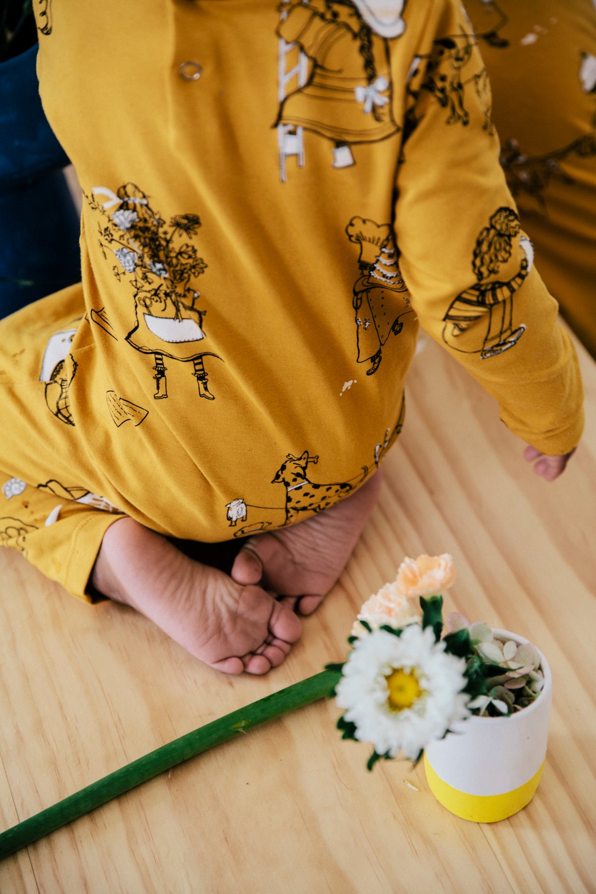 When I Grow Up - LS Romper - Honey
