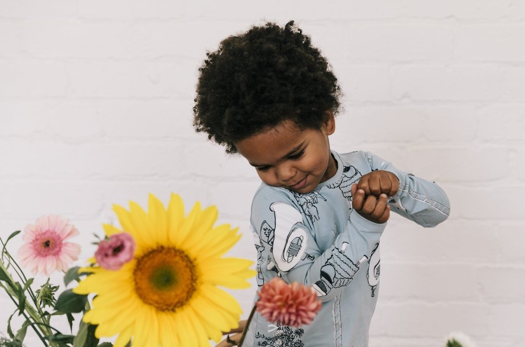 When I Grow Up - LS Romper - Powder