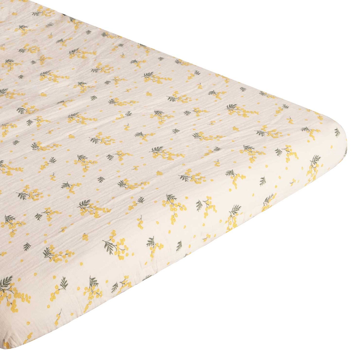 Garbo&Friends Mimosa Muslin Cot Fitted Sheet