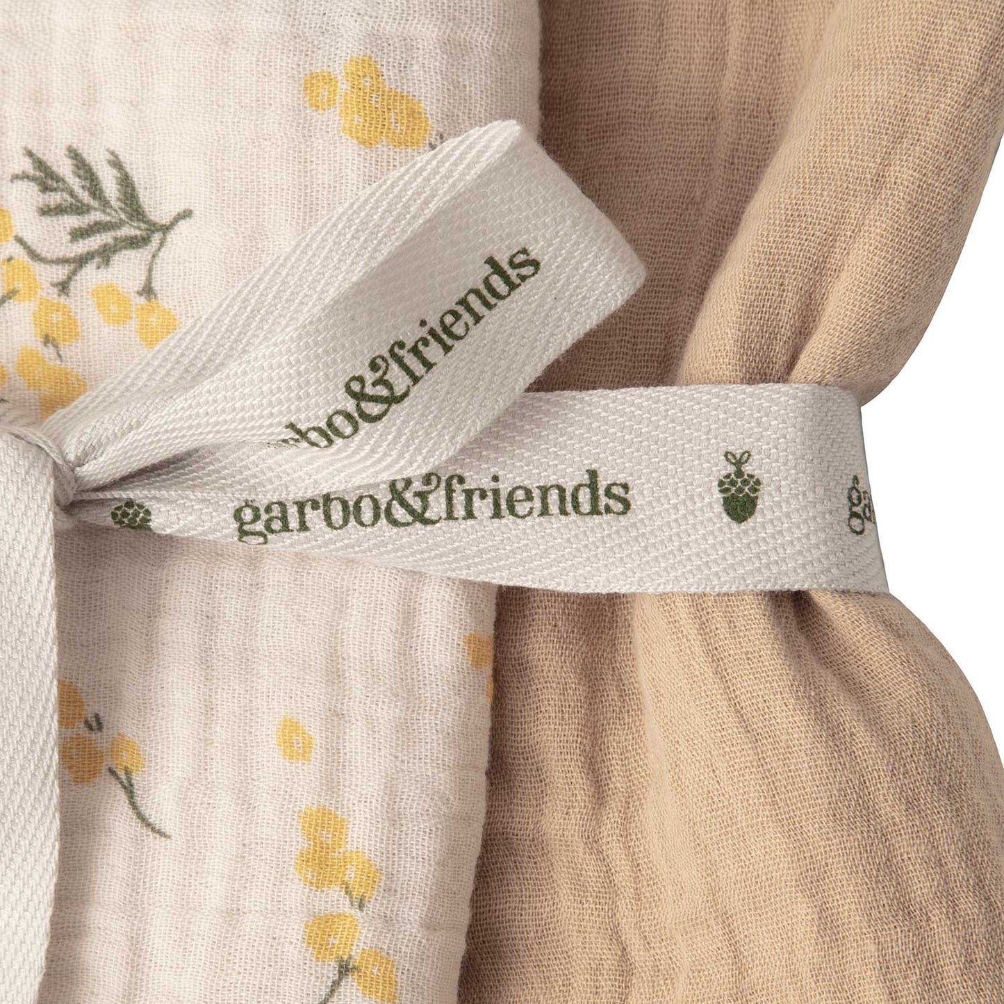 Garbo&Friends Mimosa Muslin Small Blankets (Set of 2)