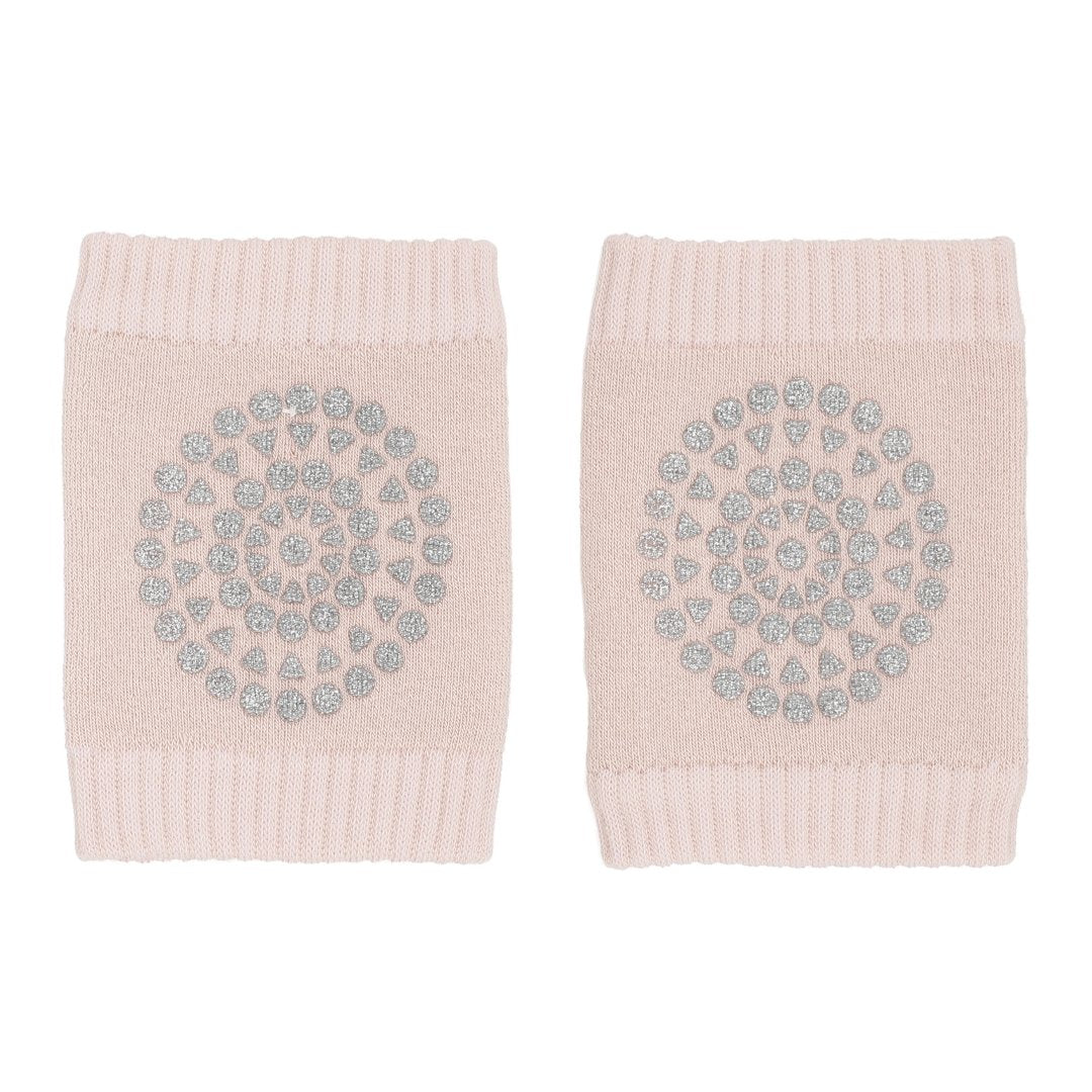 GOBABYGO Knee Pads Soft Pink Glitter