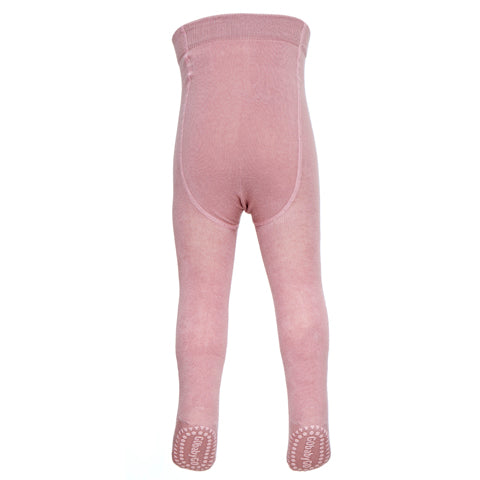 GOBABYGO Crawling Tights Dusty Rose