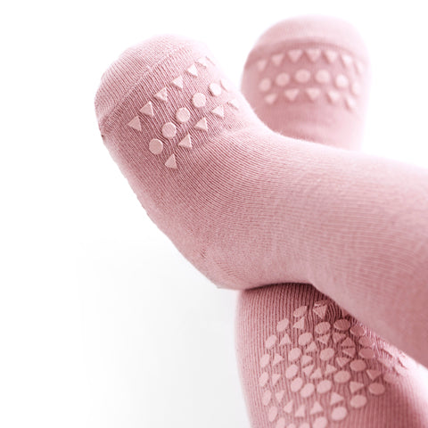 GOBABYGO Crawling Tights Dusty Rose