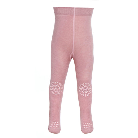 GOBABYGO Crawling Tights Dusty Rose