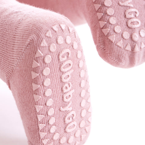 GOBABYGO Crawling Tights Dusty Rose