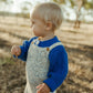 Grown Organic Funfetti Overalls - Sea