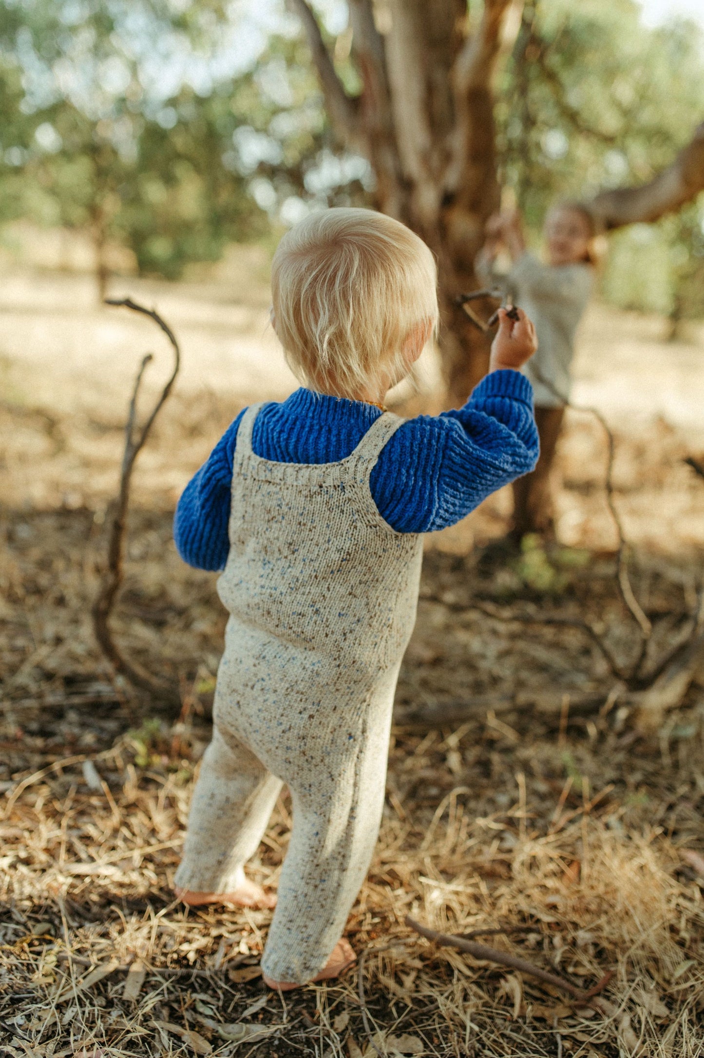 Grown Organic Funfetti Overalls - Sea