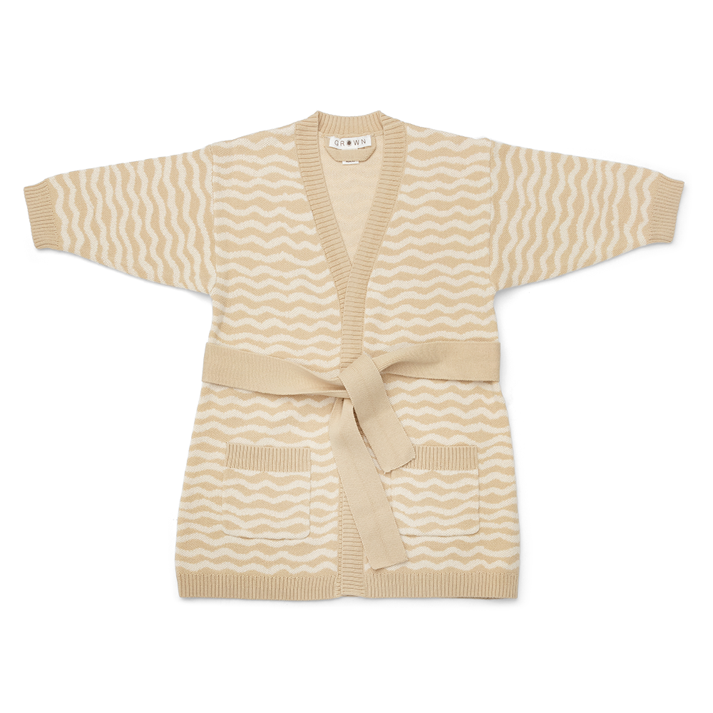 Grown Organic Knit Robe - River