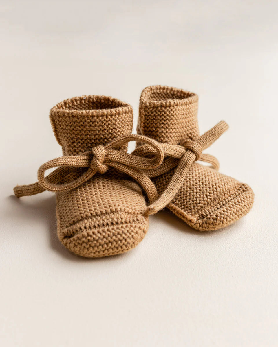 Hvid booties - Ochre