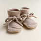 Hvid booties - Sand