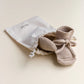 Hvid booties - Sand