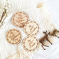 Wooden special calendar date discs - Wreath