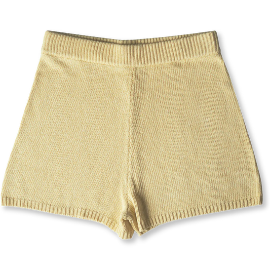 Ladies Beach Shorts - Lemon