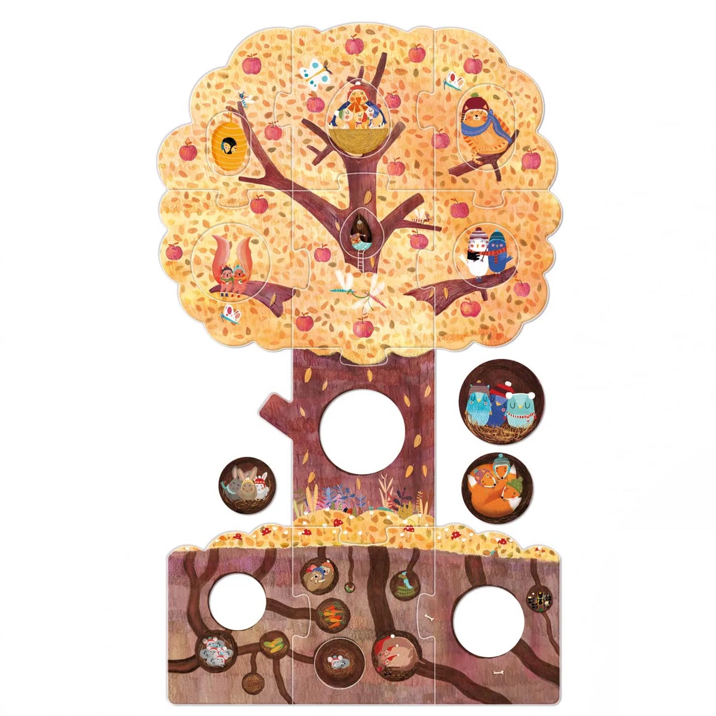 Londji Reversible Puzzle - Mon Petit Pommier