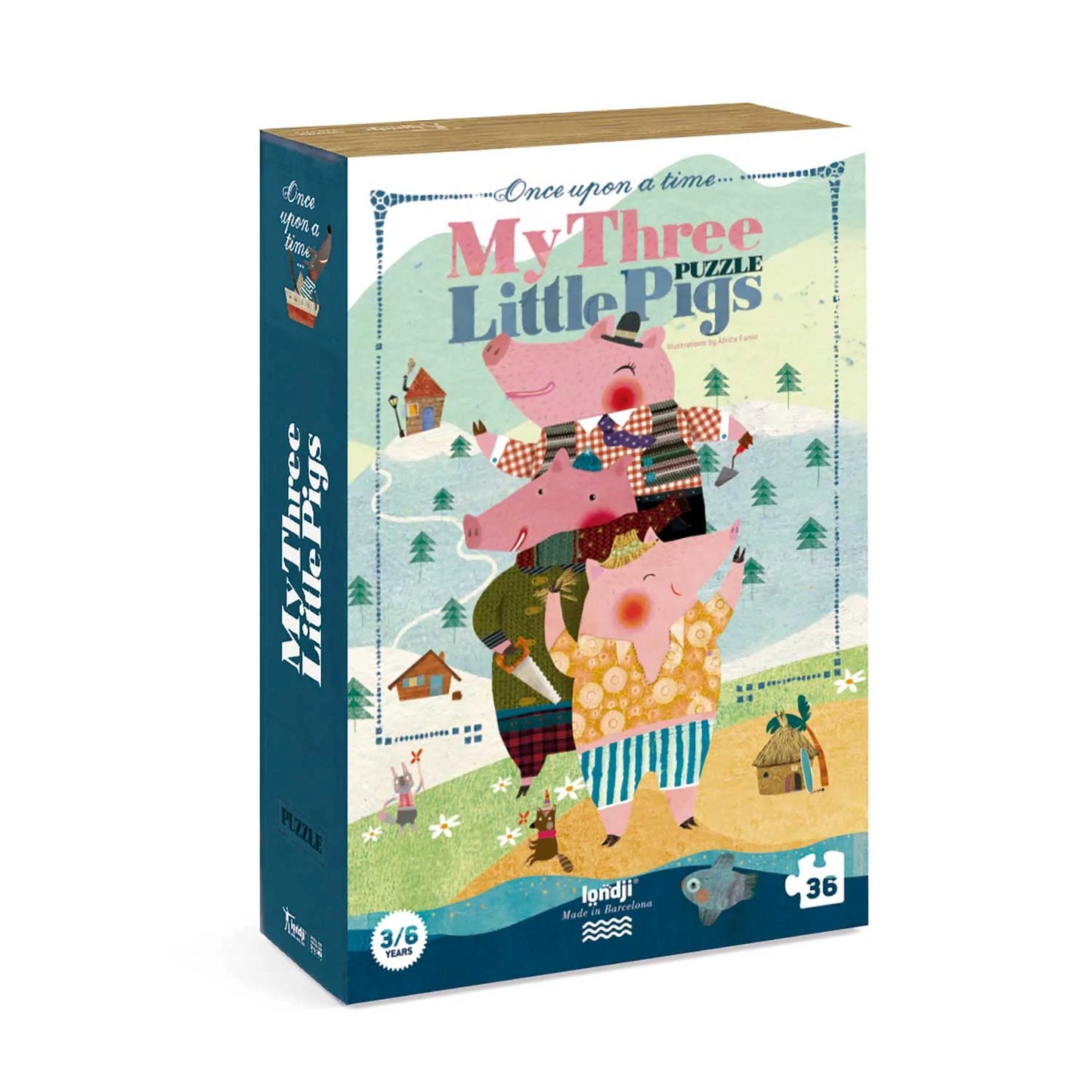 Londji Puzzle - My 3 Little Pigs