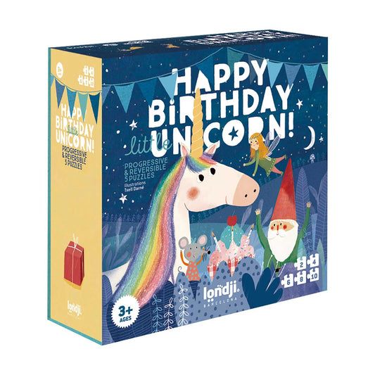 Londji Progressive Puzzles - Happy Birthday Unicorn!