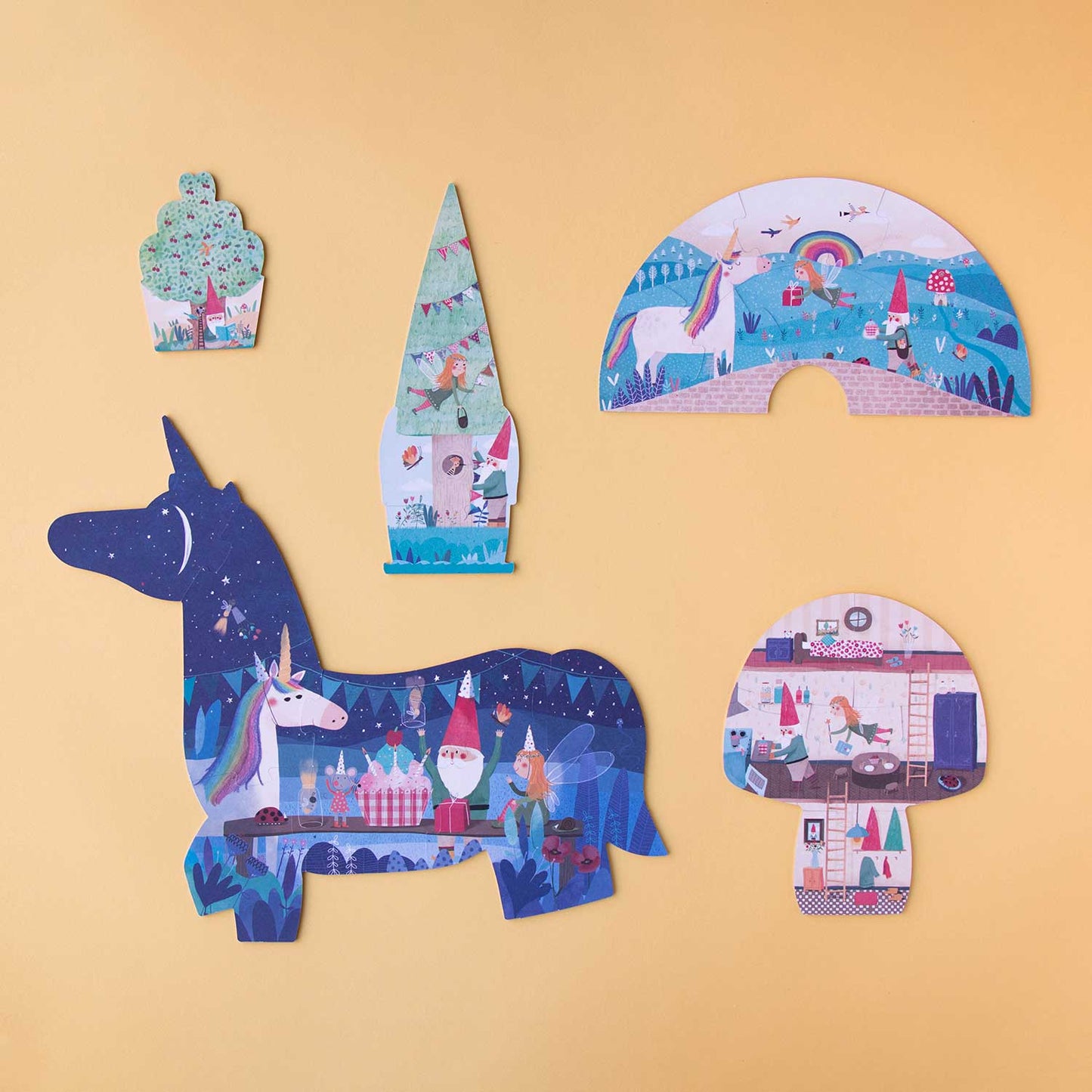 Londji Progressive Puzzles - Happy Birthday Unicorn!