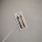 Silicone Feeding Spoons 2 Pack - Dried Thyme/Natural