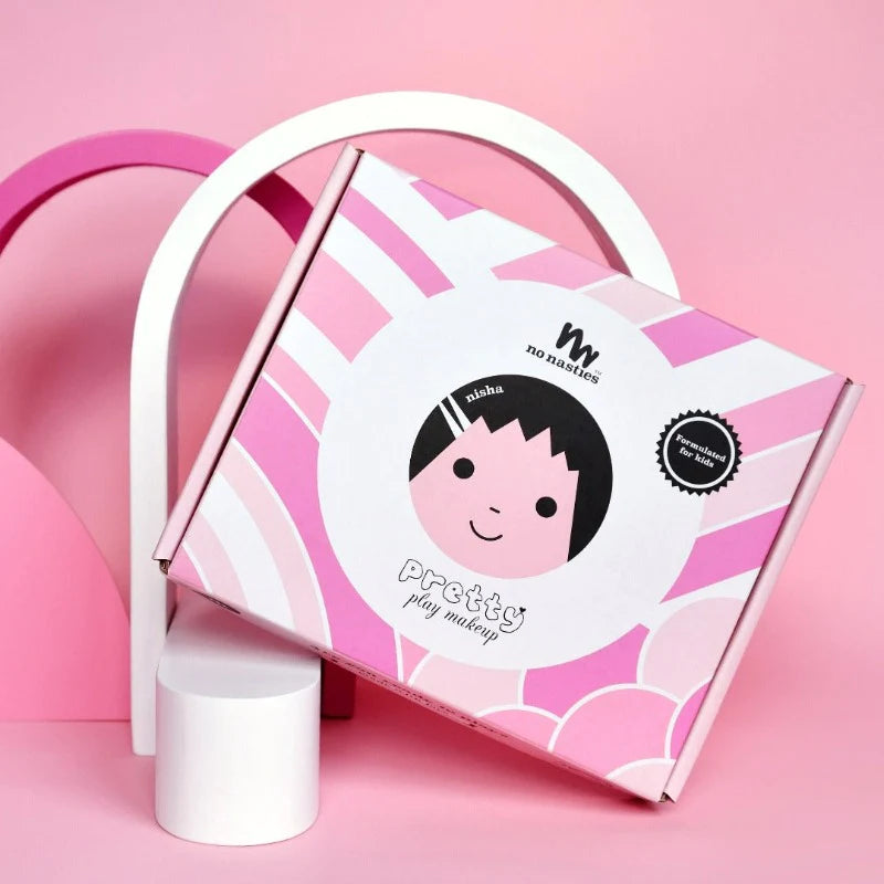 No Nasties Nisha Pink Natural Kid's Play Makeup Goody Pack