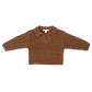 Grown Organic Collar Pull Over - Espresso