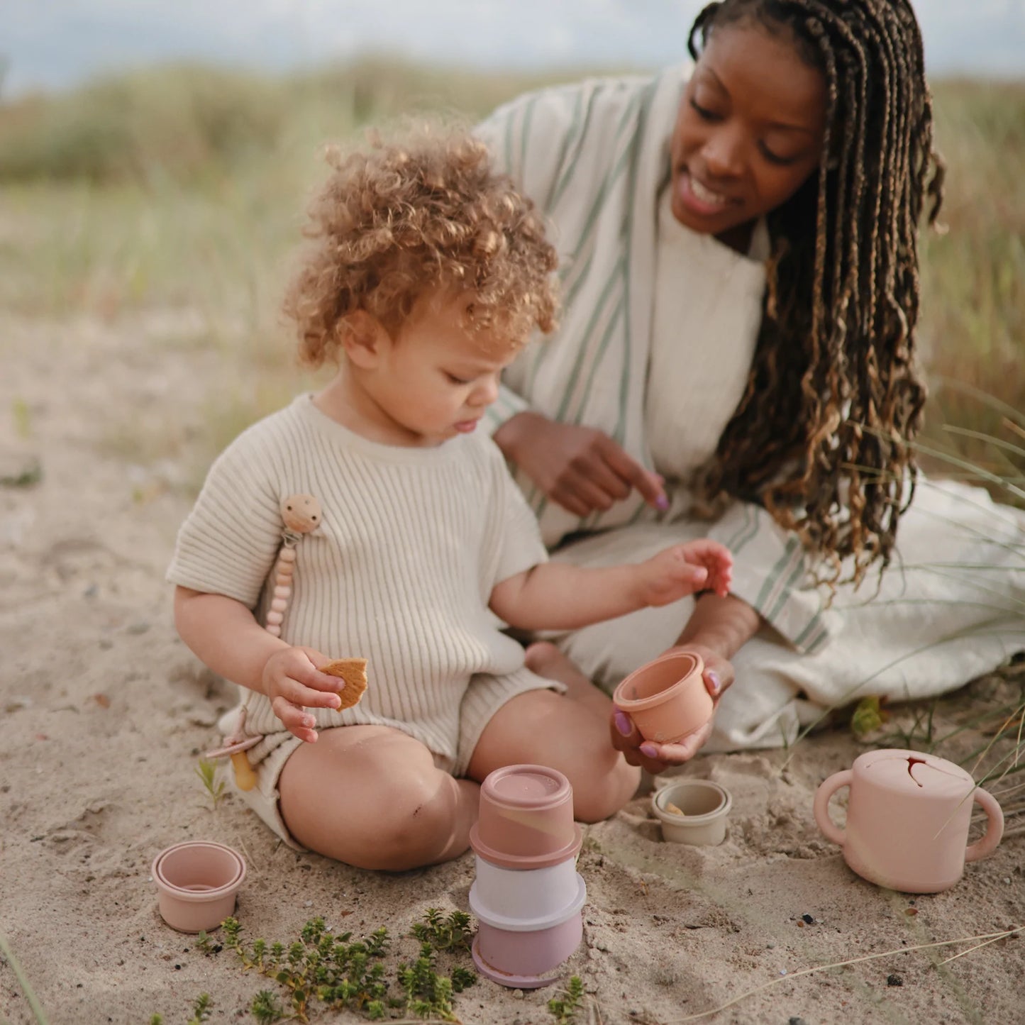 Stacking Cups Toy - Petal