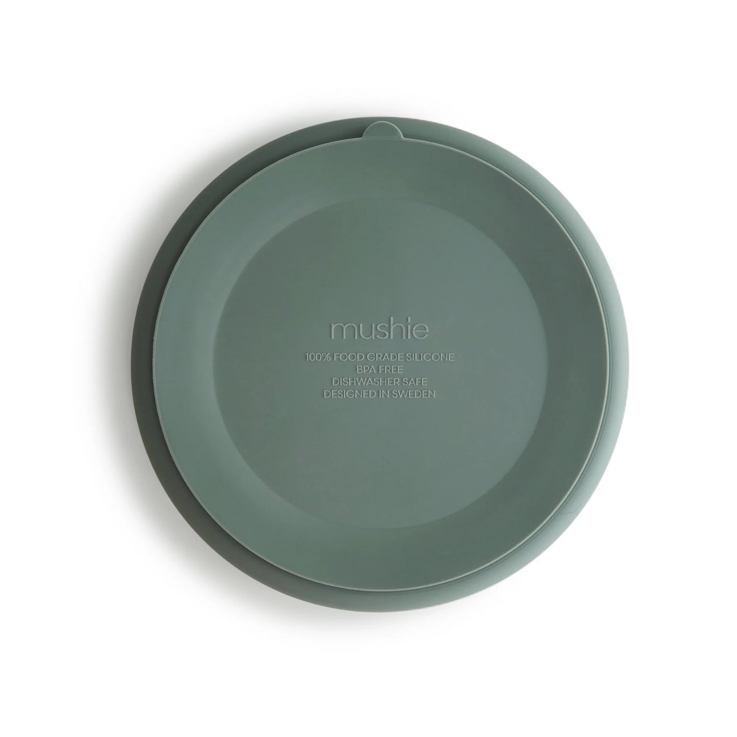 Silicone Suction Plate - Cambridge Blue