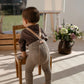 Silly Silas Footless Cotton Tights - Charcoaly Brown