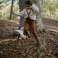 Silly Silas Footless Cotton Tights - Cinnamon