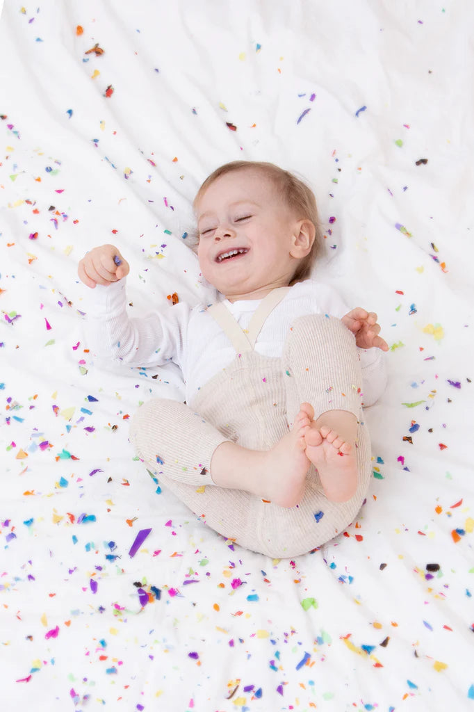Silly Silas Footless Cotton Tights - Cream Blend