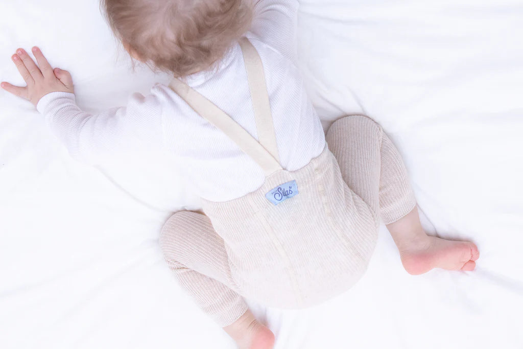 Silly Silas Footless Cotton Tights - Cream Blend