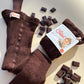 Silly Silas Teddy Warmy Footless Cotton Tights - Chocolate Brown
