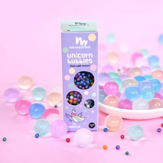 No Nasties Unicorn Bubbles Pastel Biodegradable Water Beads