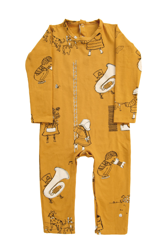 When I Grow Up - LS Romper - Honey