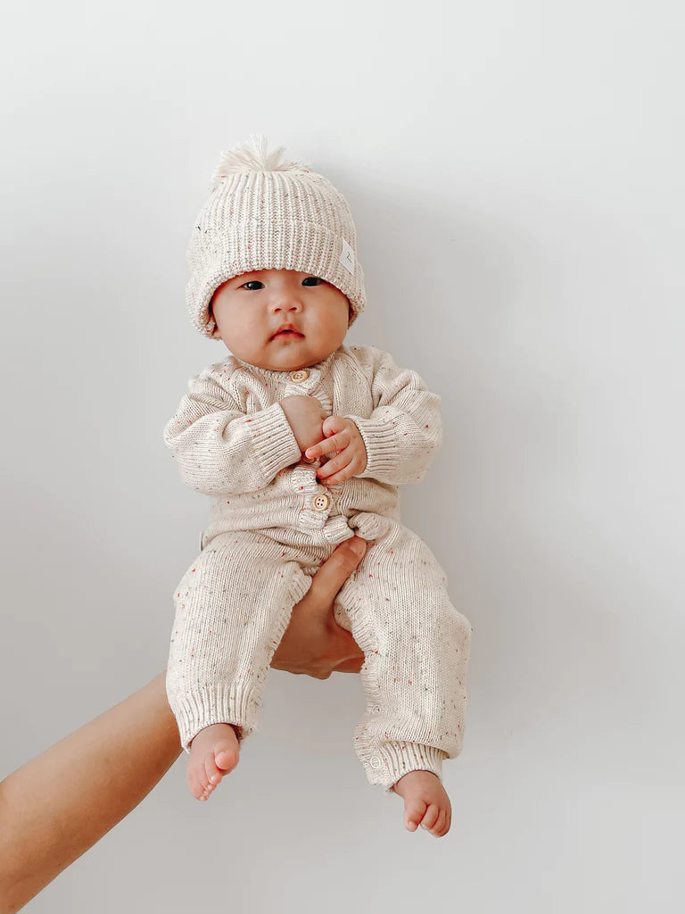 Ziggy Lou Beanie - Oatmeal Fleck