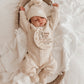 Ziggy Lou Classic Knit Romper - Honey