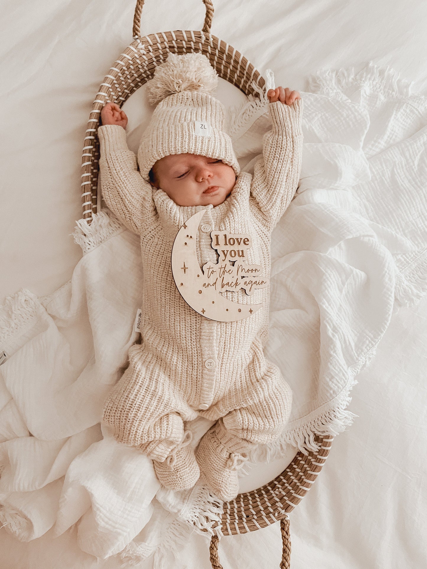 Ziggy Lou Classic Knit Romper - Honey
