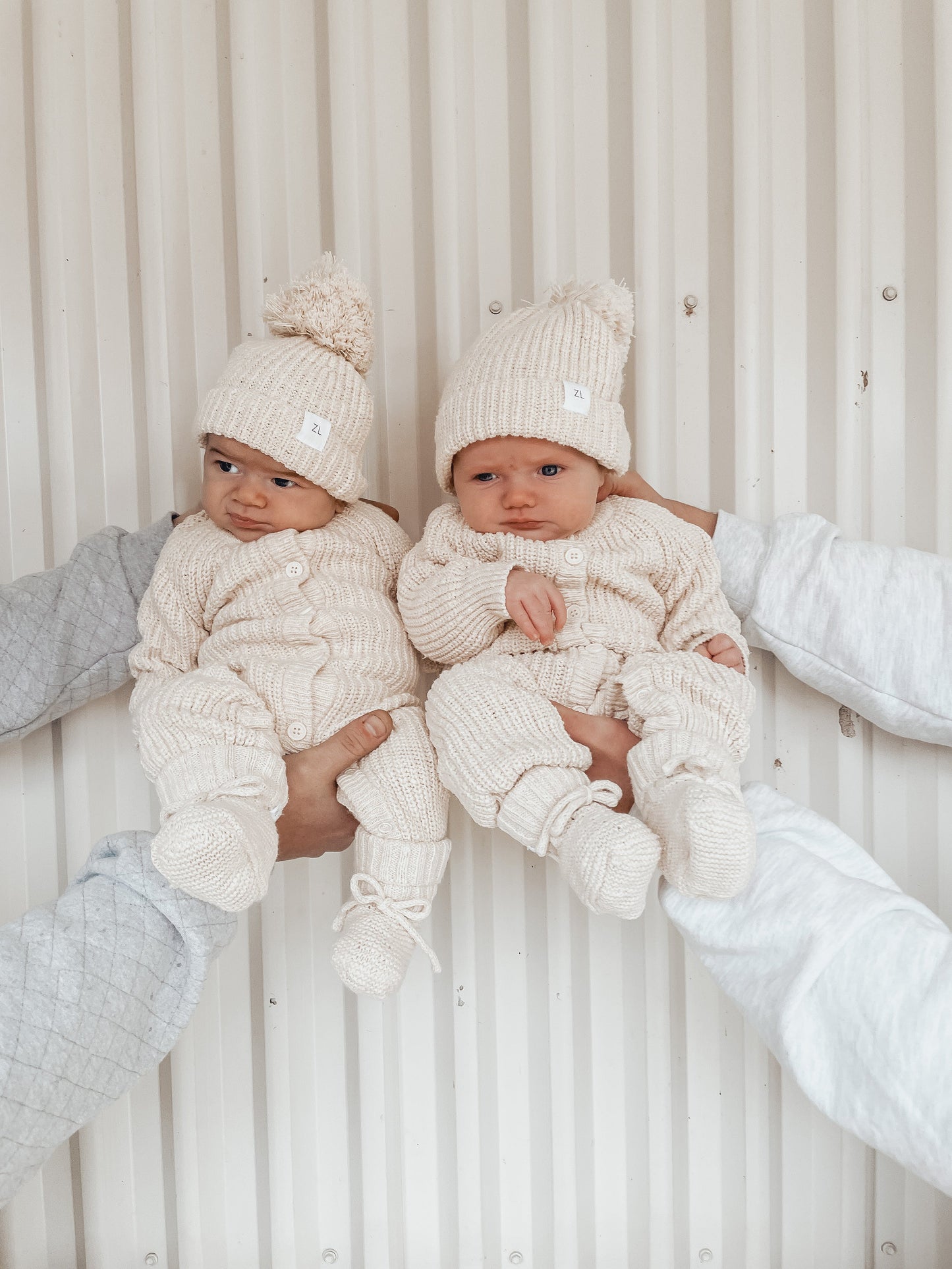 Ziggy Lou Classic Knit Romper - Honey