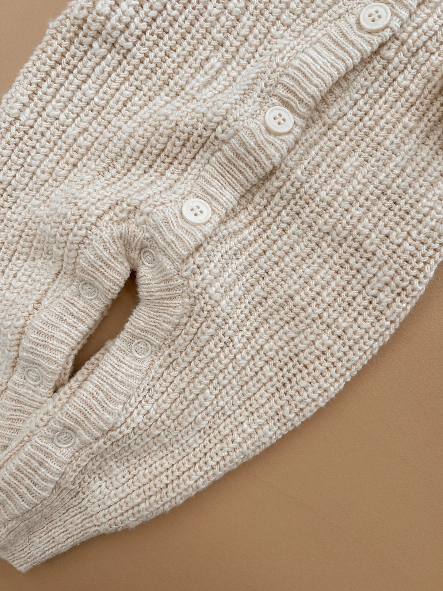 Ziggy Lou Classic Knit Romper - Honey