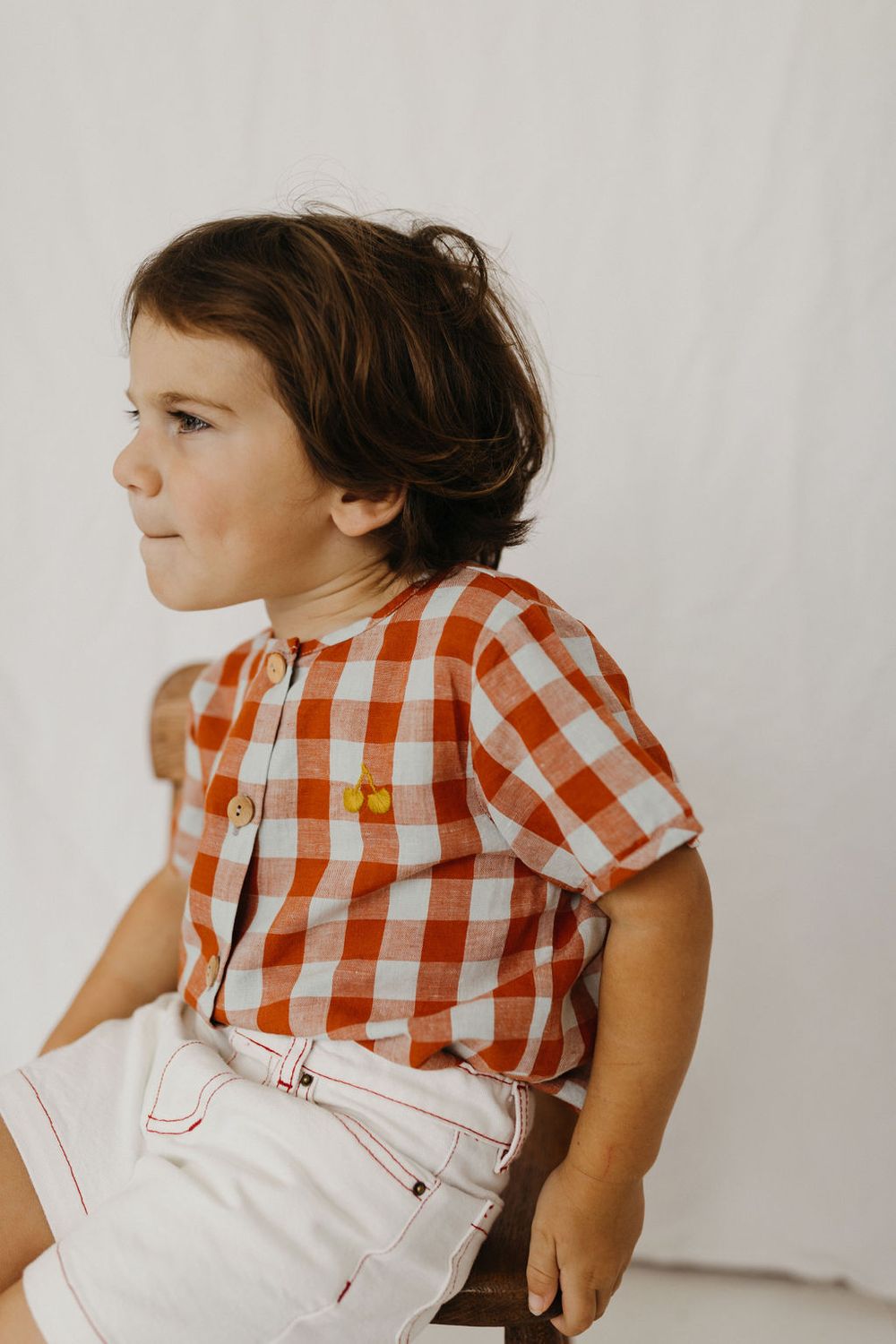 Fin & Vince Button Up - Picnic Plaid Top