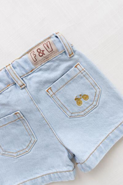 Fin & Vince Vintage Denim Short