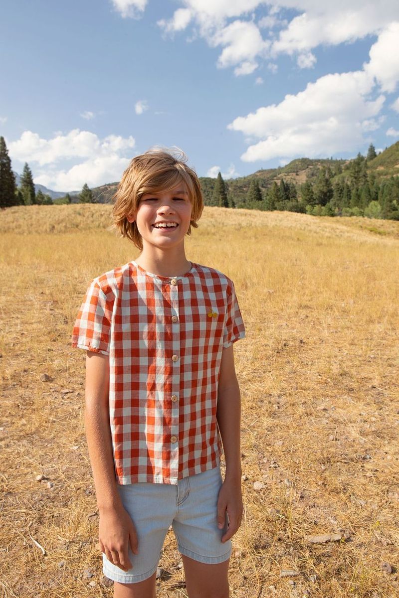 Fin & Vince Button Up - Picnic Plaid Top
