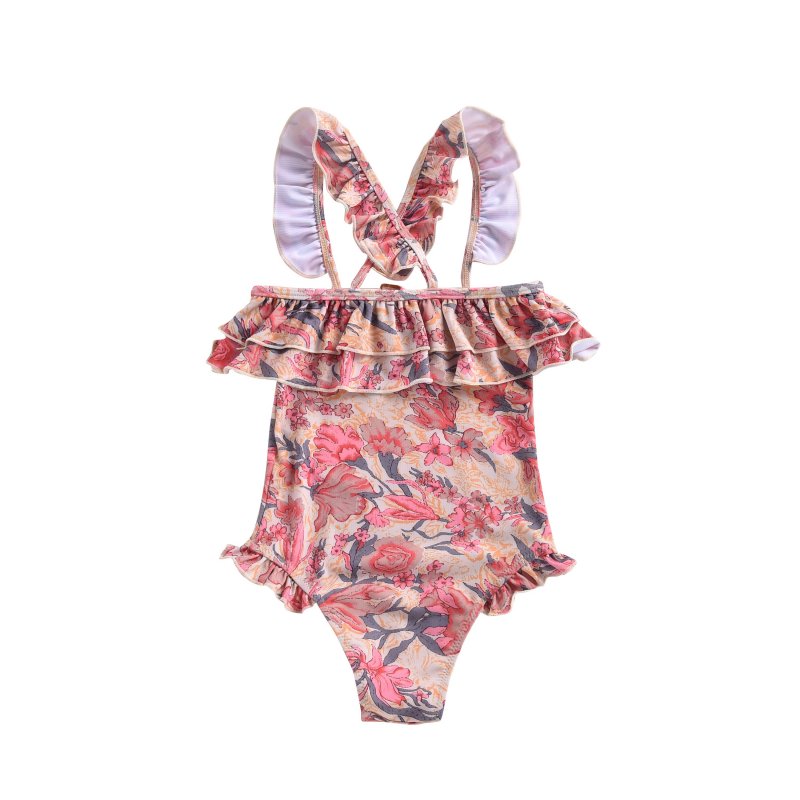 Bathing Suit Zacatecas Pink Flowers - Louise Misha