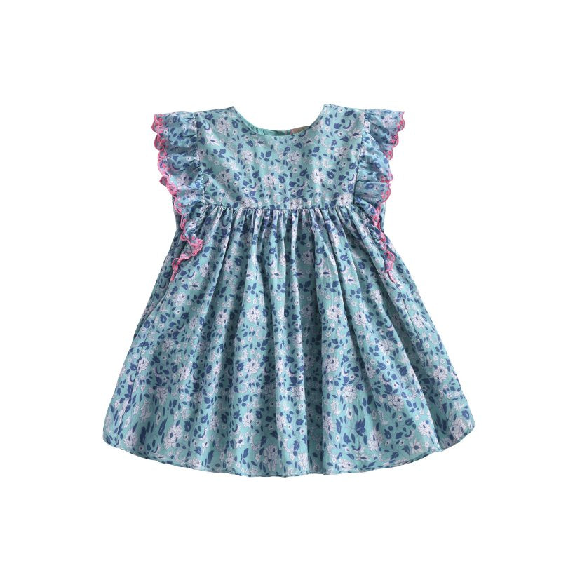 Dress Lyka Emerald Flowers - Louise Misha