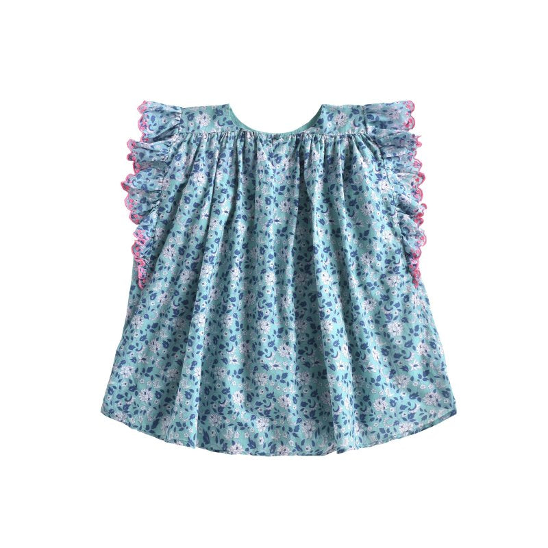 Dress Lyka Emerald Flowers - Louise Misha