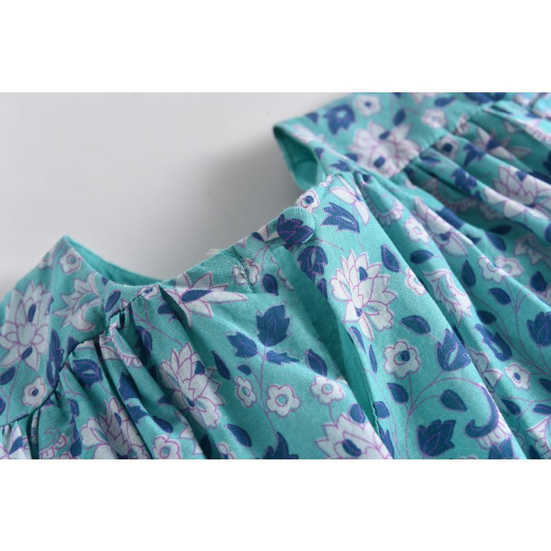 Dress Lyka Emerald Flowers - Louise Misha