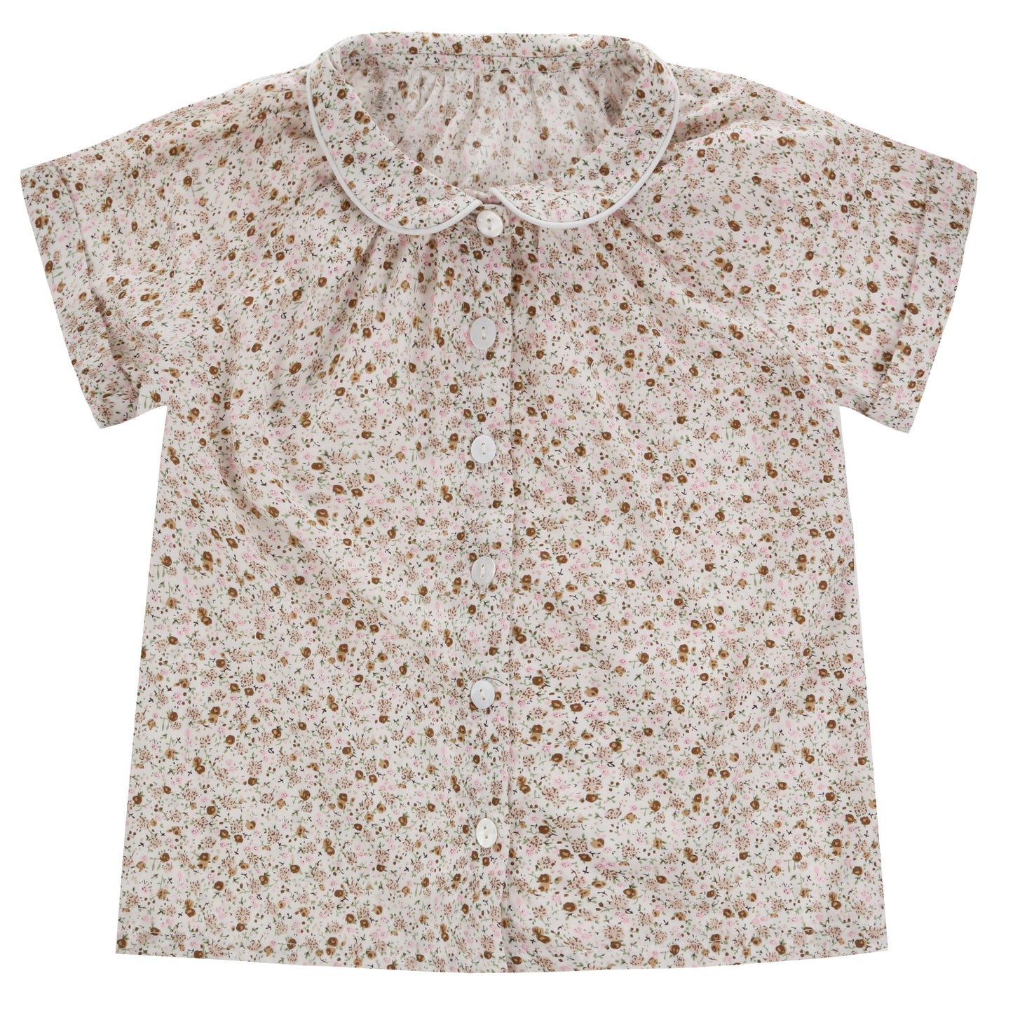 Pippa Blouse - Cinder Floral - Little Cotton Clothes