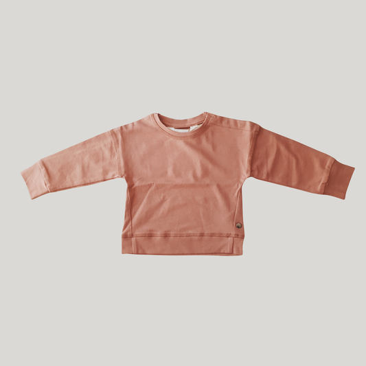 BABY PULLOVER. CORAL